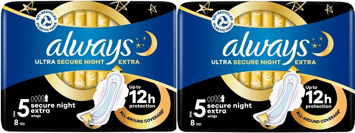 Always Ultimate Night Ultra Absorbent Sanitary Pads With