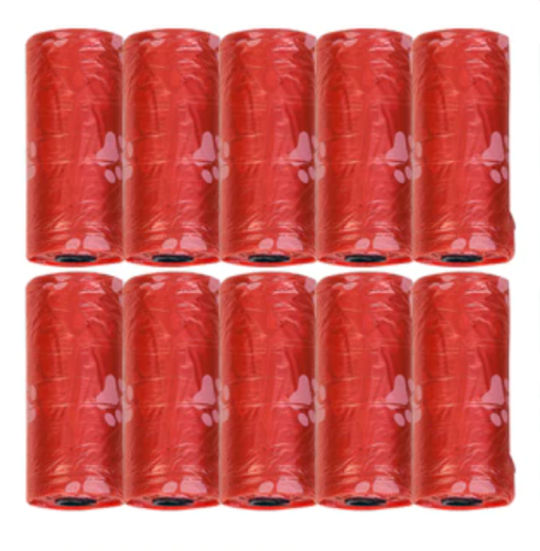 Dog Leads Braided 5FT Rope Pet Leash + 10 Rolls 150 Poo Bags Biodegradable Waste - Picture 21 of 29