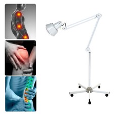 275W. Infrared Red Heat Light Therapy Floor Stand Physiotherapy Lamp Pain Relief