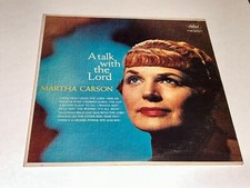 Martha Carson A Talk With The Lord Vinyl Gospel Music LP 14