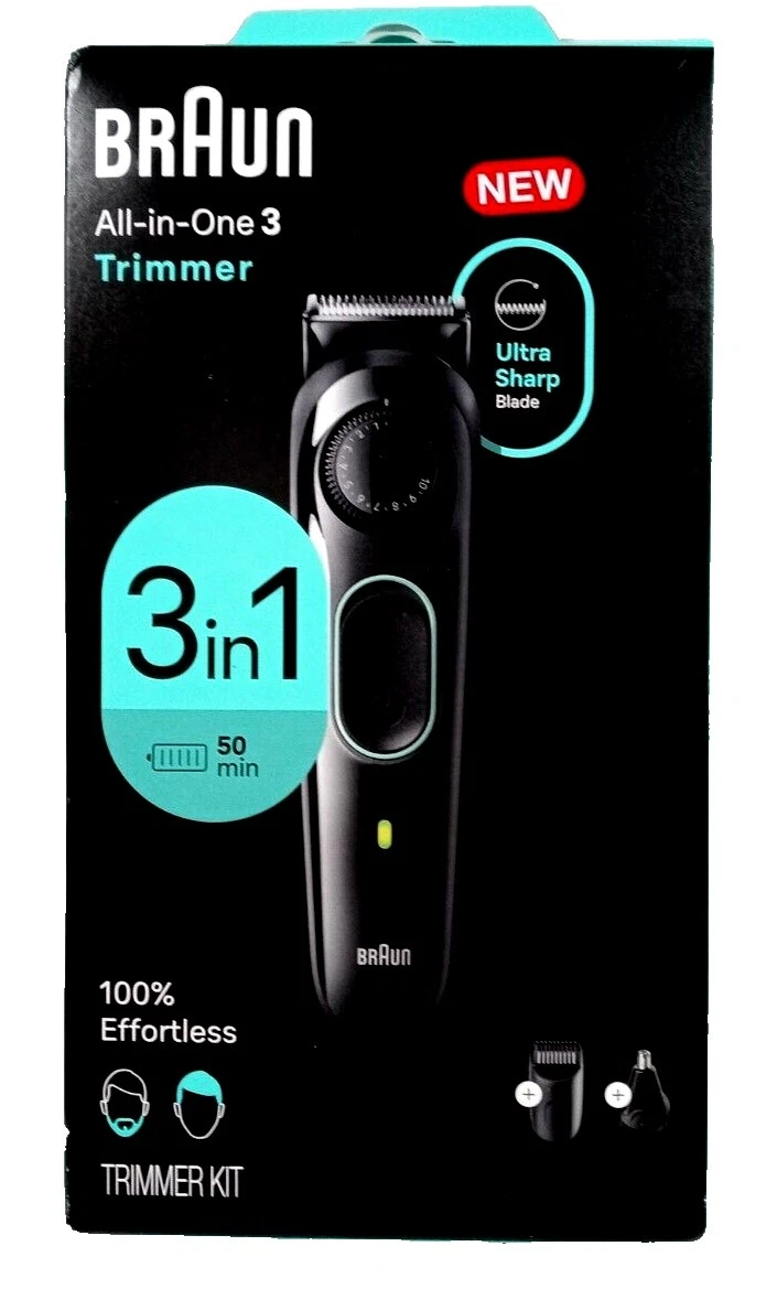 Braun de Cortar el Pelo Húmedo/Seco y orilladoras