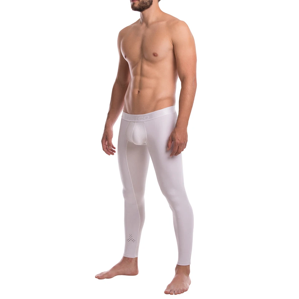 Suspensor largo John Force Unico Boxer blanco con bolsillo reciclaje ropa interior para hombre Foto 2 de 4