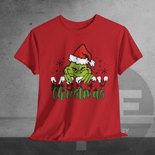 Merry Christmas Grinch T-shirt tee Christmas Tee Gift