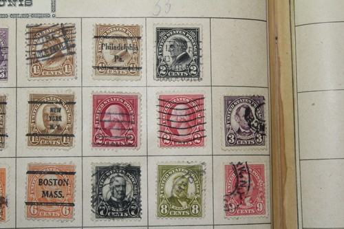 33 Stamps Obliterated With Hinge U S a To 1920 USA Fom - Picture 4 of 5