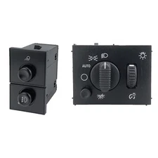 Foglamp Headlight Dimmer Switch Control for 2003-2007 GMC Chevy Cadillac BlueLED
