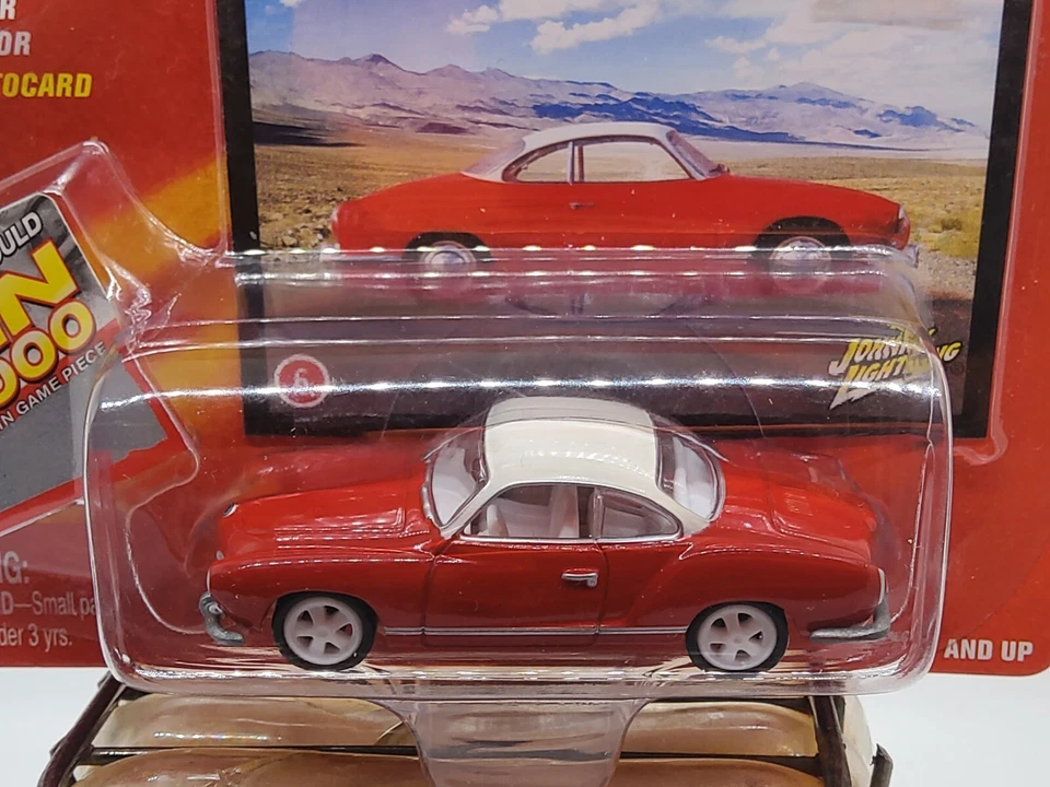 Johnny Lightning White lightning Karmann Ghia Red - Image 3 of 4