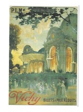 RARE / POSTCARD - VICHY: THEATRE SOURCES THERMES ALLIER FRANCE / POSTCARD
