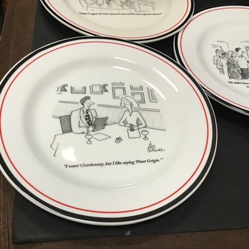 The New Yorker Appetiser Plates 4 +1 Christmas Holiday Restoration Hardware - Picture 2 of 20