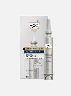 RoC Derm Correxion Fill + Treat Serum Advanced Retinol & Triple Hyalu Acid, 15ml