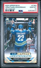 2024-25 Upper Deck UD Canvas Jonathan Lekkerimaki #C364 Young Guns Rookie PSA 10