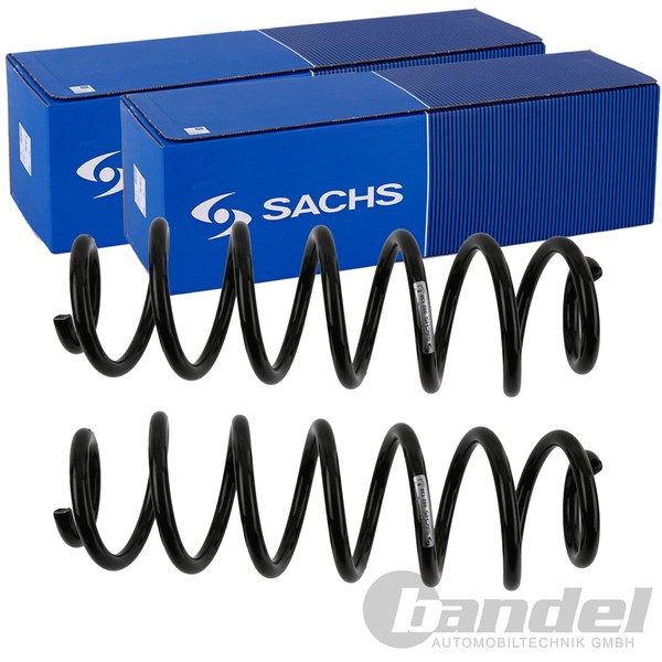 2X Sachs Fahrwerksfedern Satz Hinten Passend FÜR Audi A3 VW Golf |-image