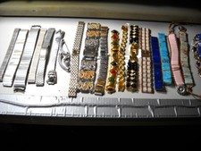 638L Lot VINTAGE watch bands Luis Lazuli Turq...