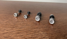 2 Pairs of NMINT Aurora AFX 4-Gear Magnatraction Front/Rear Axles w/Mag Wheels