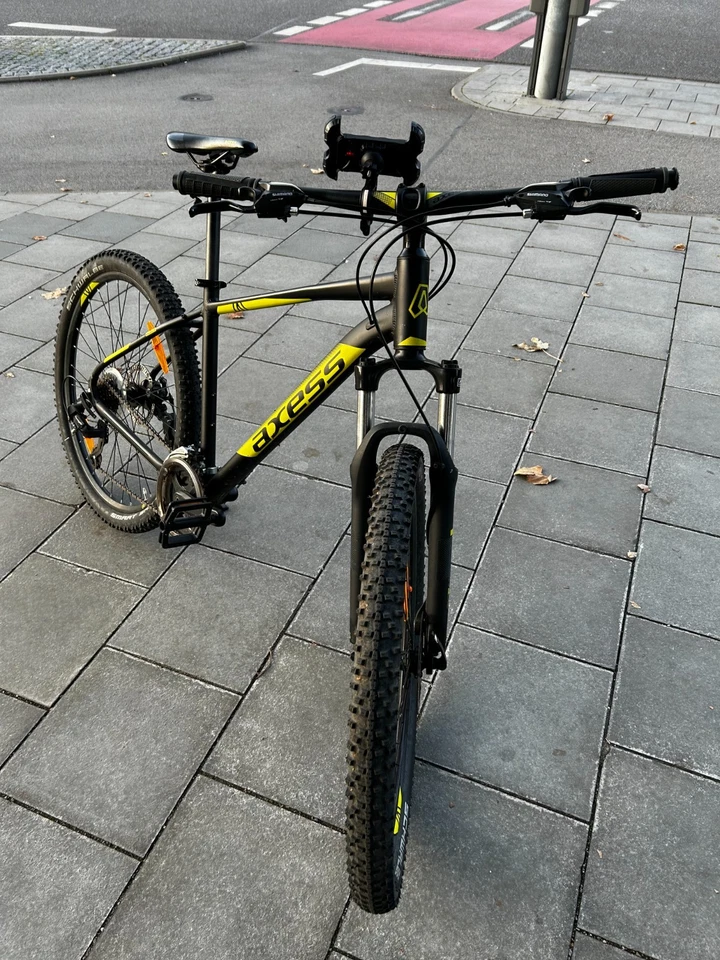 Axess BRASH Hardtail MTB 27.5" – schwarz/gelb