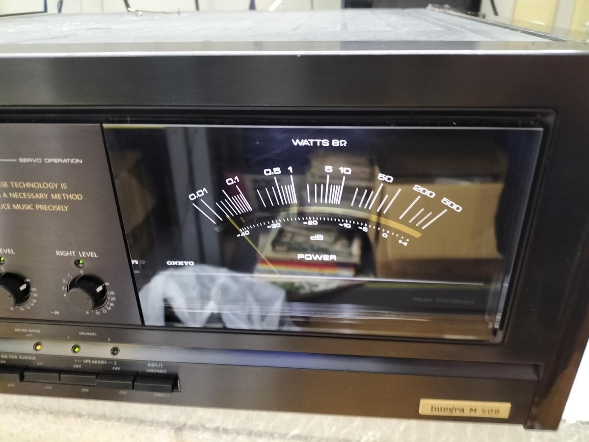 ONKYO INTEGRA M508 Power Amplifier Vintage High Fidelity Audio