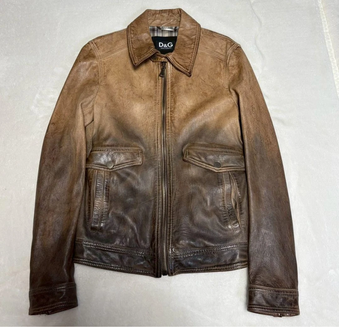 Dolce&Gabbana Leather Coats & Jackets for Men for Sale - Shop New