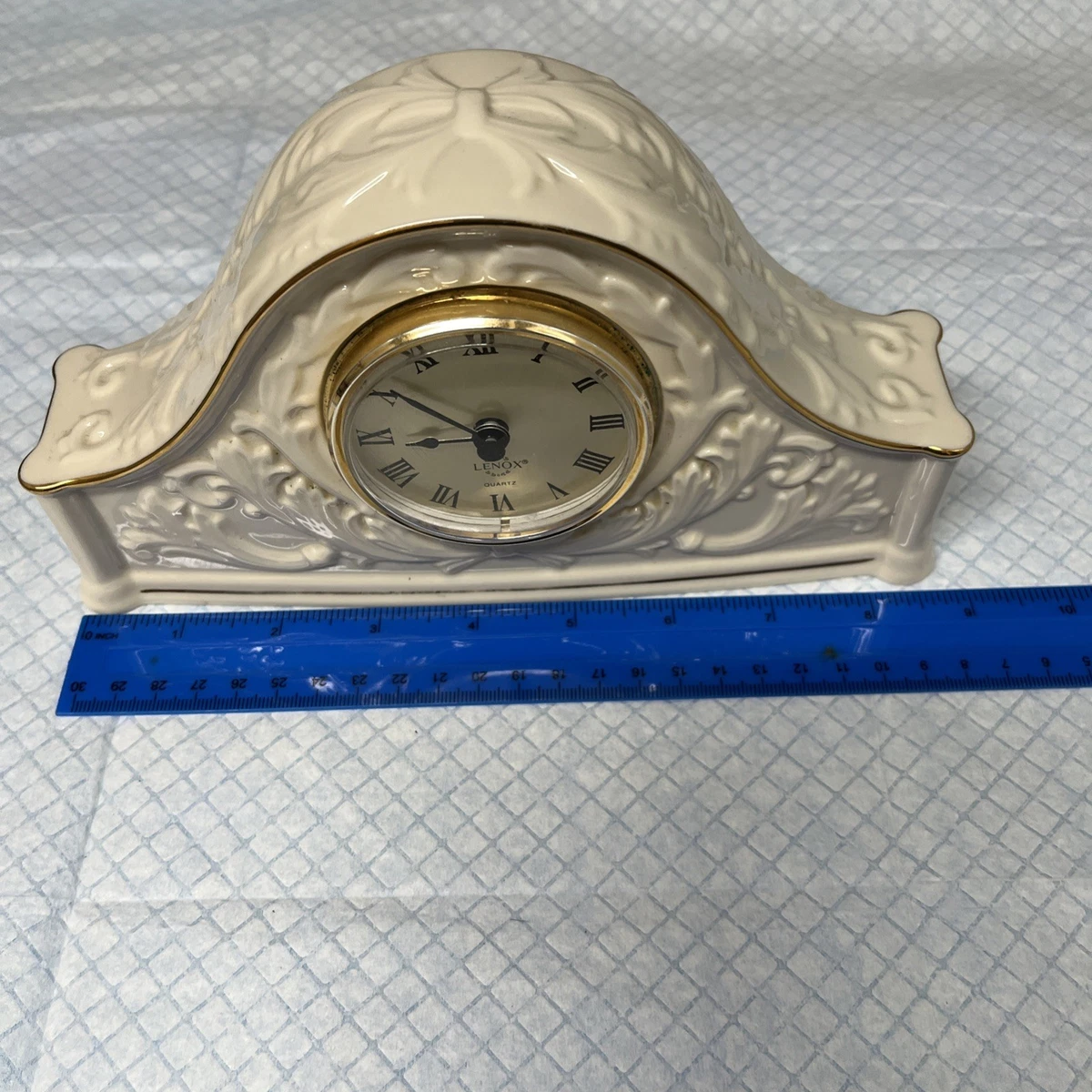 LENOX Clock Indiana Collectible Shelf, Mantel Clocks (1970-Now