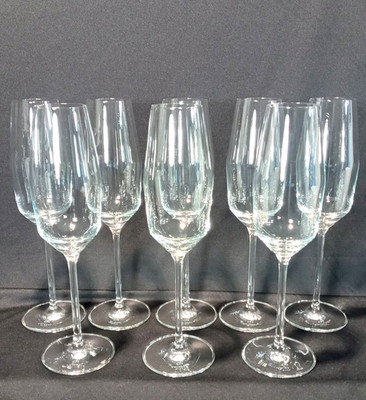 8 Boxed Zwiesel Gigi Sparkling Wine Champagne Glasses Germany 10 oz VIDEO