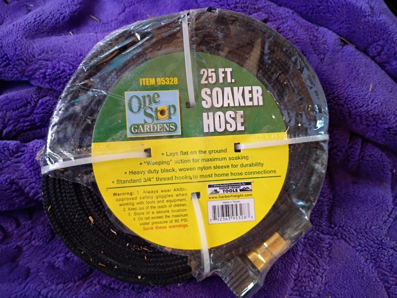 One Step Gardens 25 ft.  Soaker Hose from Harbor Freight Tools