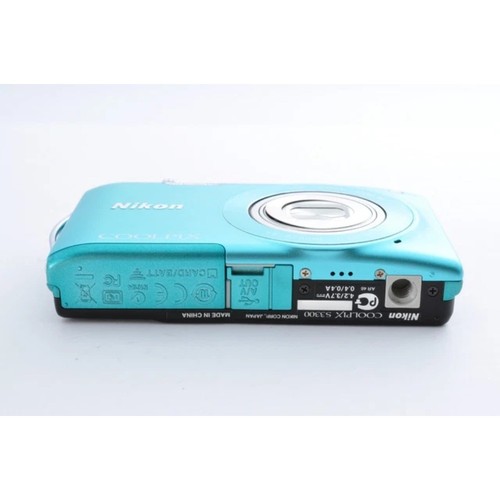 Nikon COOLPIX S3300 16 million Pixel Digital Camera 6x Zoom Blue - Picture 4 of 9