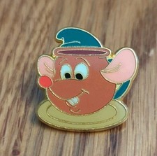 Disney Gus Mouse From Cinderella Tea Cup Saucer Collectable Trading Pin