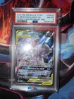 Pokemon Mewtwo & Mew GX SM191 PSA 8 Full Art Holo Promo TAG TEAM GX 2019