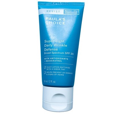 Paula's Choice Super Light Daily Wrinkle Defense Moisturizer SPF 30 NEW Sealed