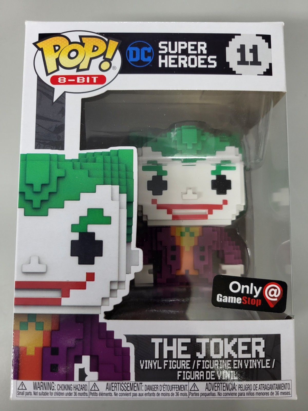 Funko Pop! Dc Super Heroes The Joker #11 Gamestop 8 Bits