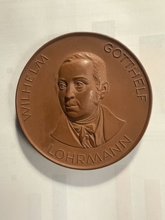 Dresden Porzellanmedaille 1955 Wilhelm Gotthelf Lohrmann TU Dresden