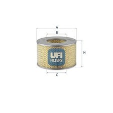 UFI (27.097.00) Luftfilter für TOYOTA