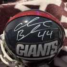 Ahmad Bradshaw Signed New York Giants Minihelmet