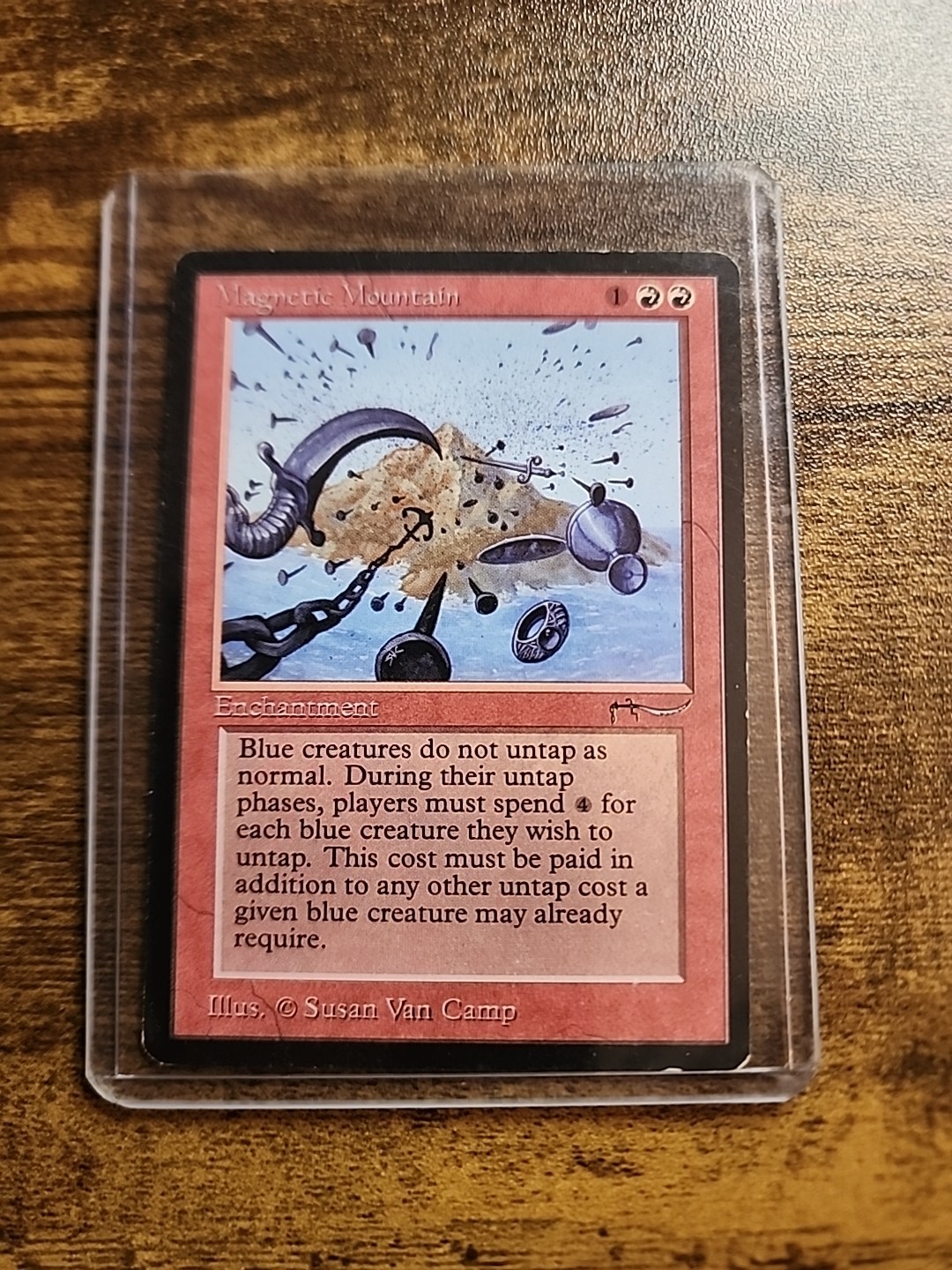 MTG MAGIC : The Gathering - ARABIAN NIGHTS - MAGNETIC MOUNTAIN - RARE FIND!!!