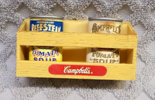 Vintage 1995 Cambell's Soup Can Shelf Plastic Magnet 3 Piece