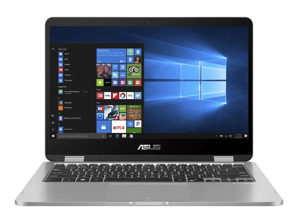 ASUS VivoBook Flip 14 TP401 14" FHD Táctil Intel Celeron N3450 4GB 64GB eMMC W10 Foto 3 de 4