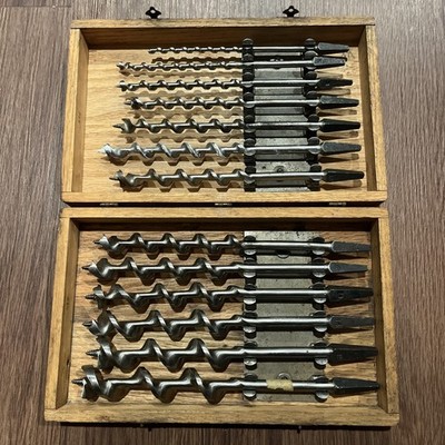 Vtg Irwin Auger Bit Set 13pc With Orginal Box