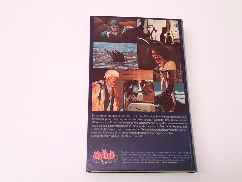 Creepshow 2 Kleine Horrorgeschichten VHS German PAL Highlight Video Stephen King - Bild 2 von 4