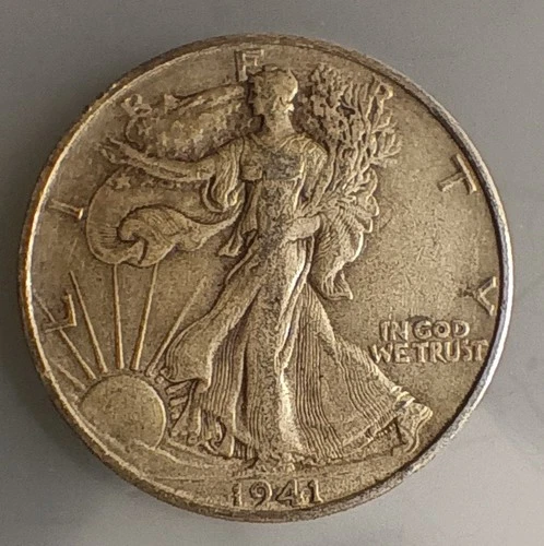 1941-S Walking Liberty Silver Half Dollar | Choice VF | Key Date Short Set