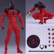MESS TOYS red Venom Symbiote Spider-Man red Spider Action Figure Boxed