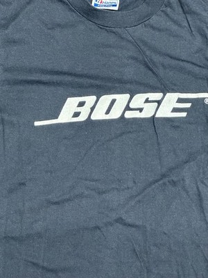 Vintage 90s Bose Logo Single Stitch T-Shirt Hanes Fifty-Fifty Size