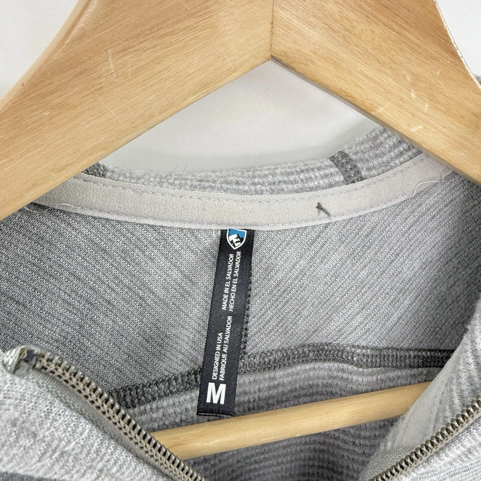 Chaqueta Kuhl Mujer Tejida Con Capucha Cremallera Bolsillos Cremallera Completa Sudadera Talla M Gorpcore Foto 4 de 4