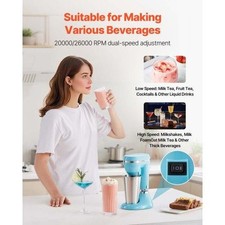 Milkshake Maker 100W Milk Shake Maker Mixer Single Head Drink Mixer