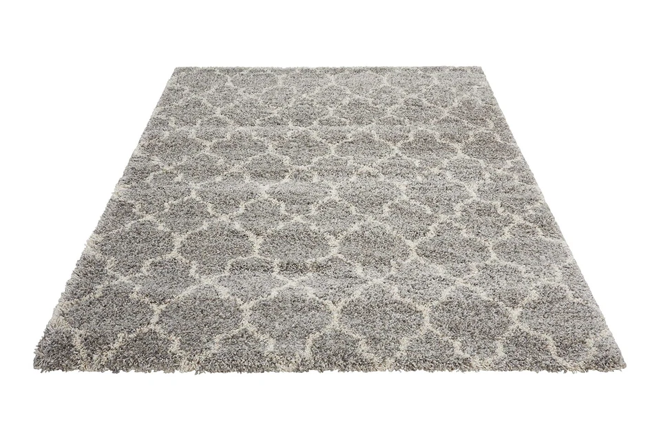 Alfombra Home Amore Marroquí Ceniza 5'3" x 7'5", Fácil Limpieza, Sin Desprendimiento, Be... Foto 3 de 4