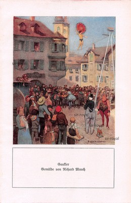 Gaukler - Richard Mauch - Historischer Kunstdruck von 1922 ~25x16cm -