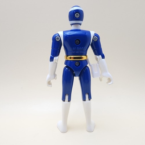 Power Rangers In Space (Vintage 1998) 8" & 5" BLUE RANGER Actionfigur Lot - Bild 13 von 13