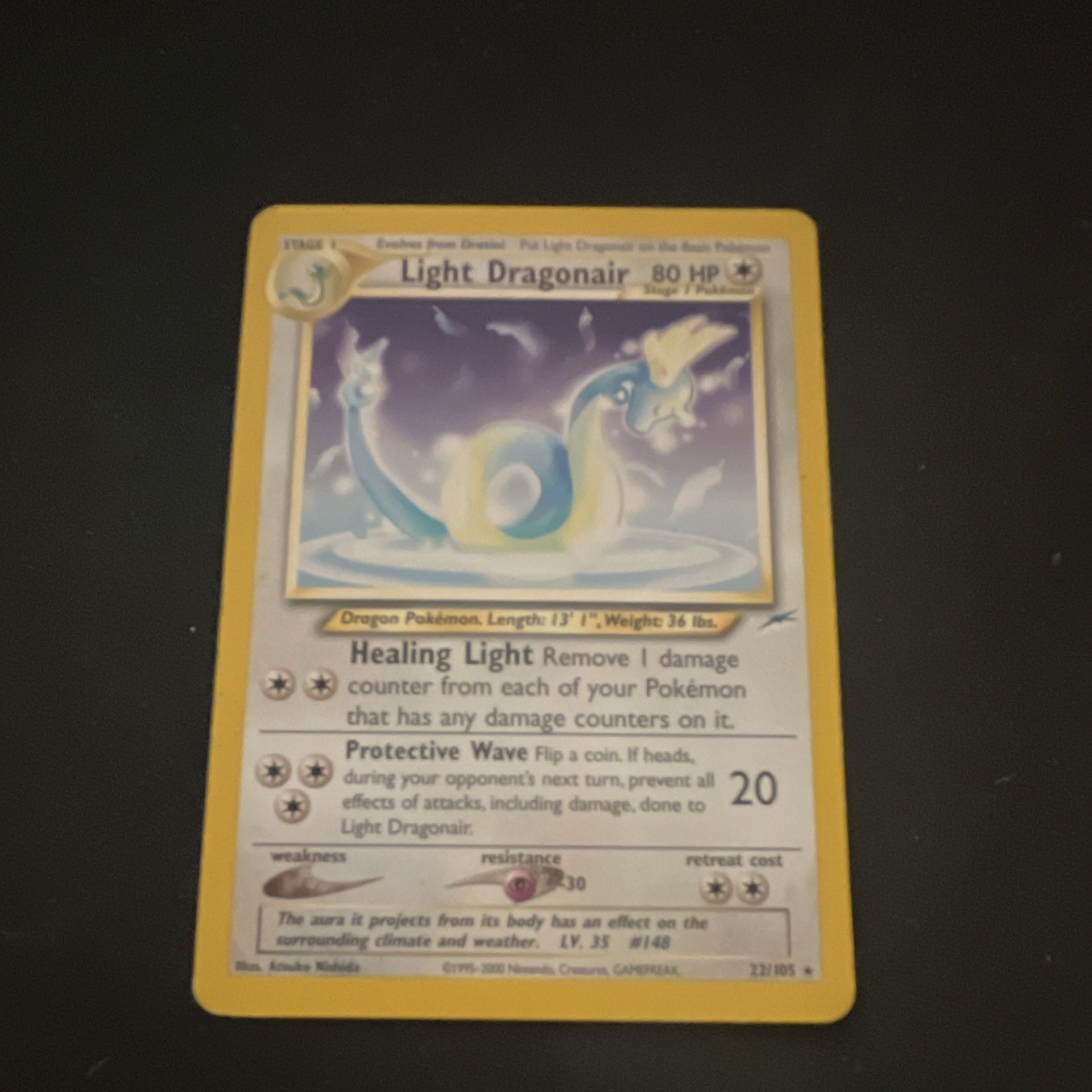 Light Dragonair 22/105 Neo Destiny Unlimited Pokemon TCG LP