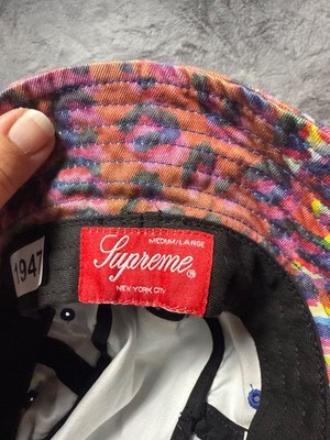 Supreme SS24 Chino Twill Crusher Hat Leopard Classic Logo Size M/L