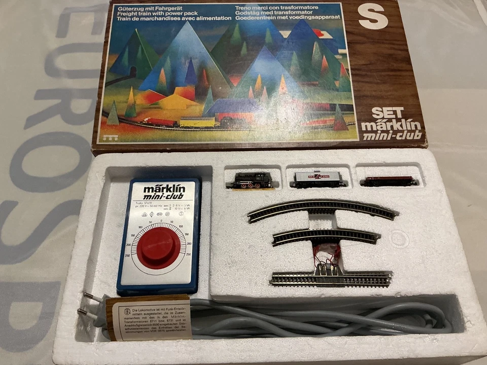 märklin mini-club 8909 start-set Spur Z BR 89 Made in W-Germany Komplett OVP