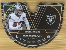 CASE HIT VITREOUS #/25 🔥 2020 Panini Obsidian Electric Etch Orange Josh Jacobs