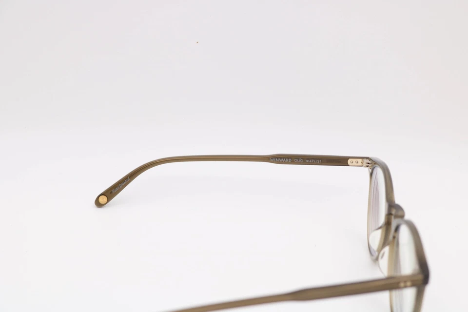 Garrett Leight GLCO Winward Olive Round CALIFORNIA Eyeglasses Frames 44-21-145 - Image 4 of 4