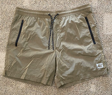 NWOT American Eagle Athletic Shorts Training Mesh Lined Khaki Mens Size XL